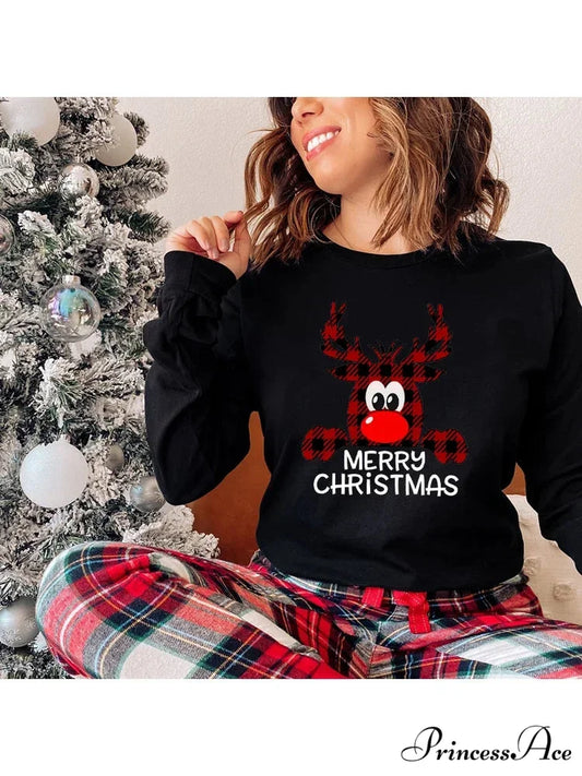 Buffalo Plaid Trees Christmas Hoodie Christmas Hoodies-L
