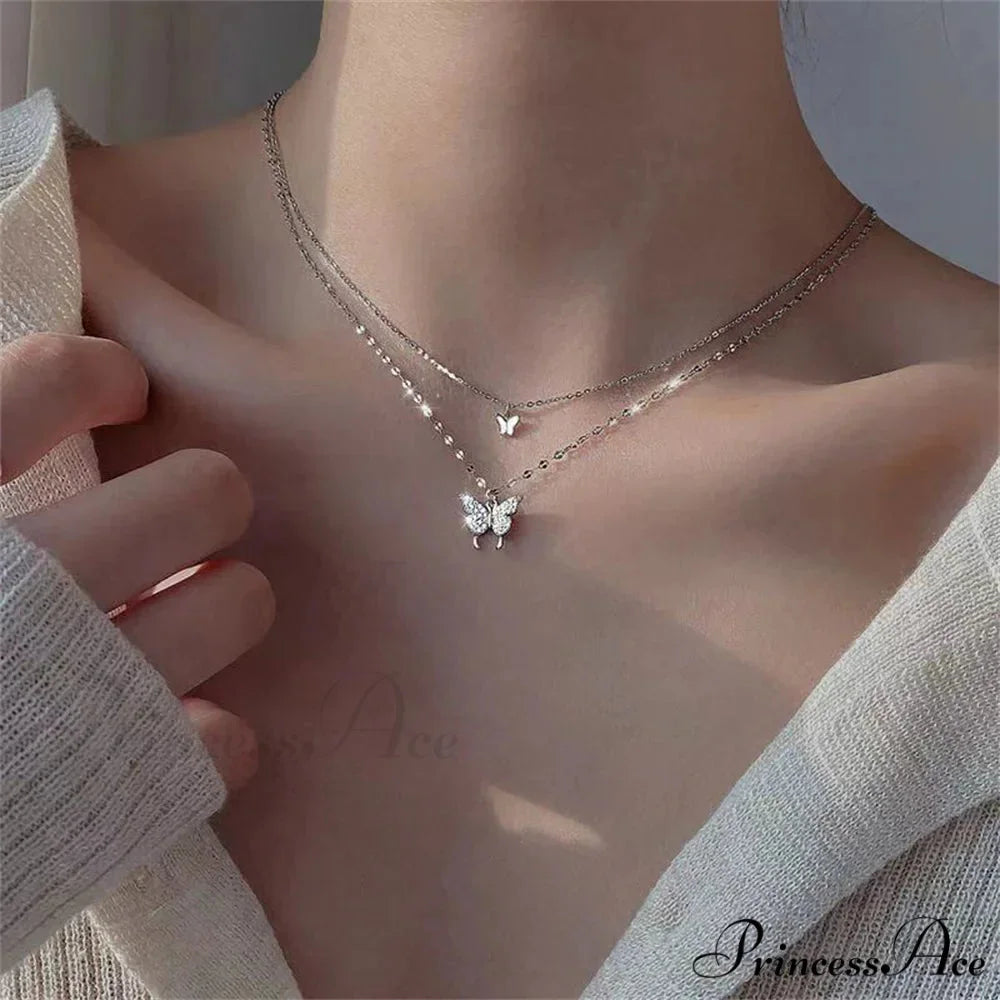 Butterfly Clavicle Chain Necklace