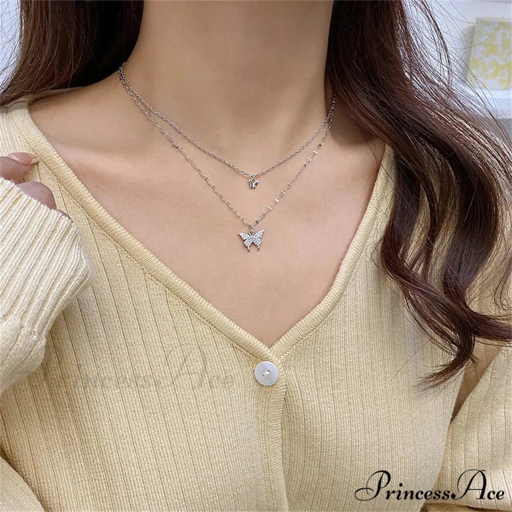 Butterfly Clavicle Chain Necklace
