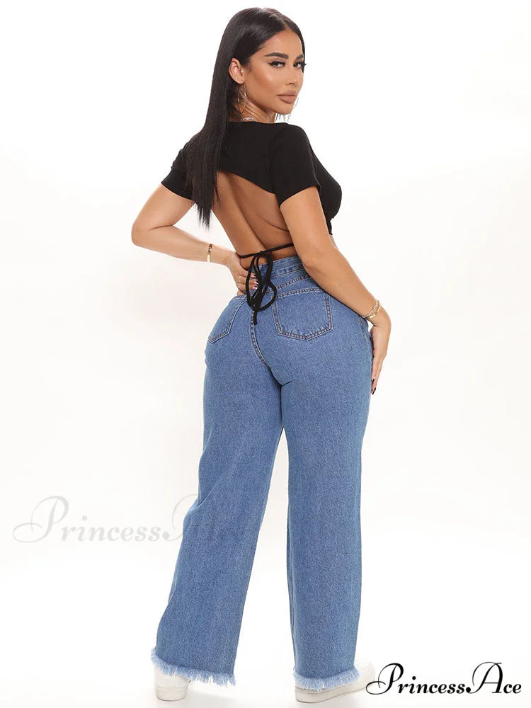 Butterfly Detail Graceful White Bandeau Top