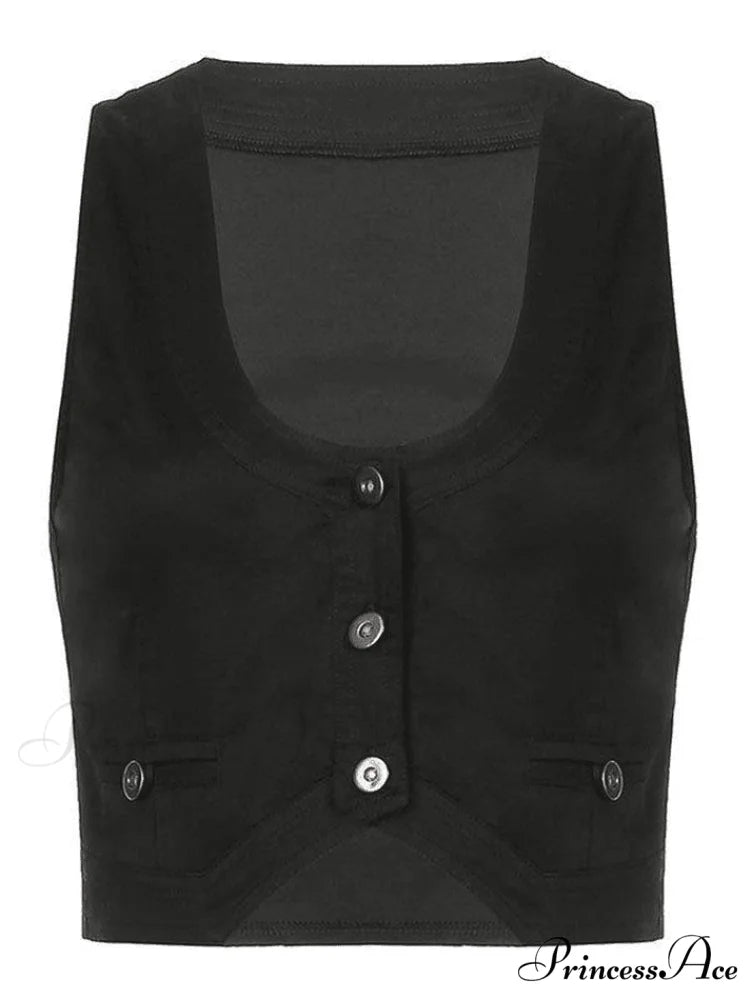 Button Front Bodycon Rib Knit Classic Sleeveless Mini Dress - Coffee
