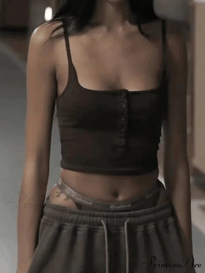 Button Front Graceful Corset Top