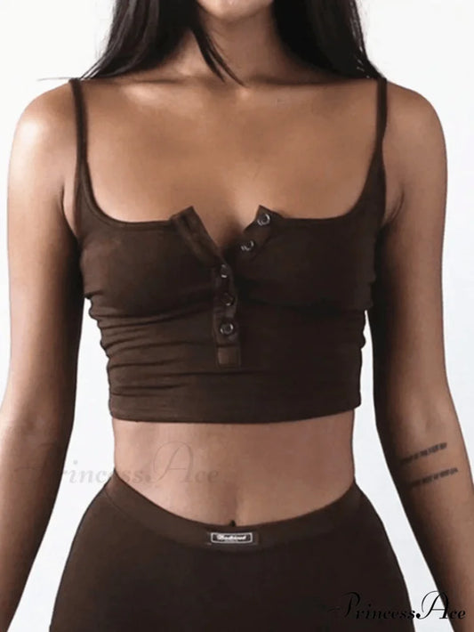 Button Front Graceful Corset Top