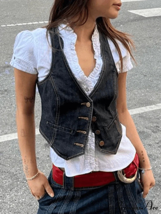 Button Up Eyelet Trendy Embroidery Midi Dress