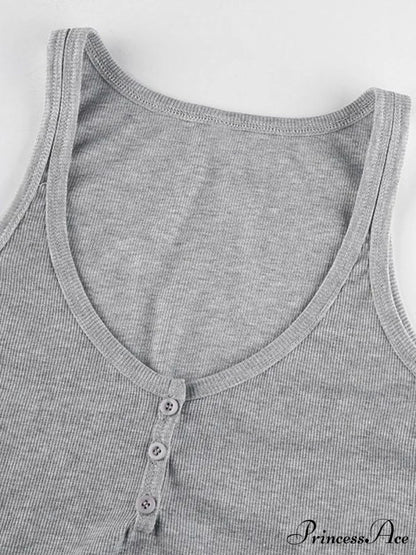 Buttoned Polo Neck Trendy Contrast Rib Knit Romper