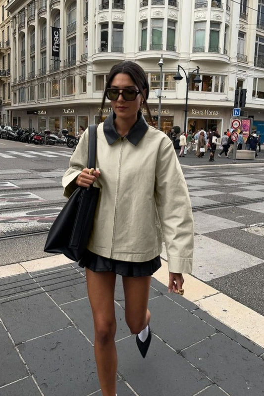 Vintage Shirt Style Trench Coat