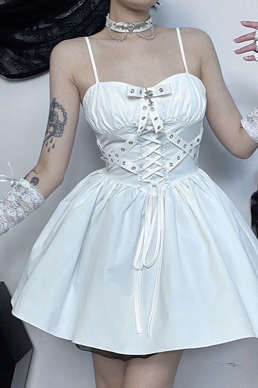 Puff Sleeve Cover Gothic Dress