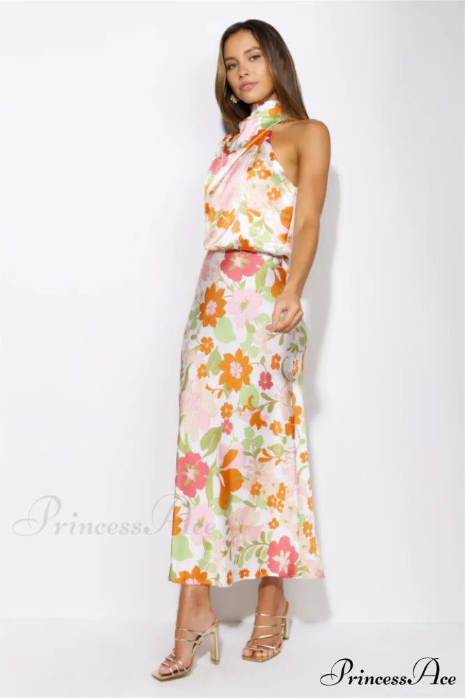 Caamara Elegant Midi Dress