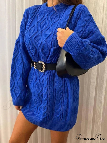 Cable Knit Leg Trendy Warmers With Flare