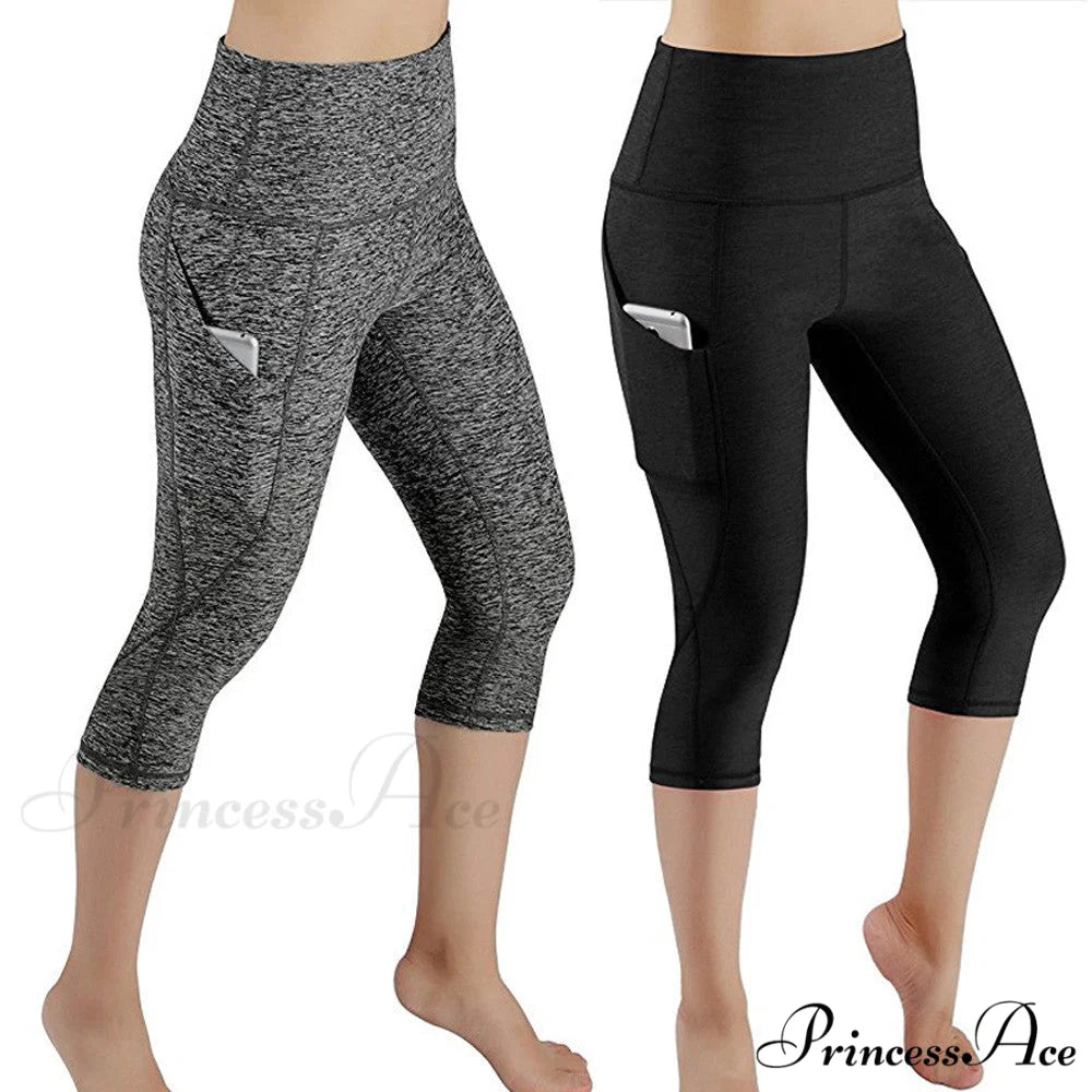 Calf-length Sport leggings Capris Pants