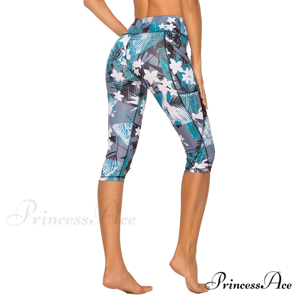 Calf-length Sport leggings Capris Pants