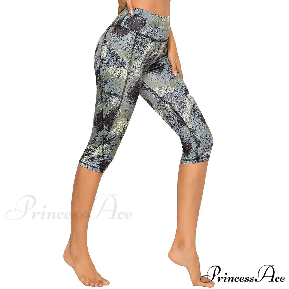 Calf-length Sport leggings Capris Pants