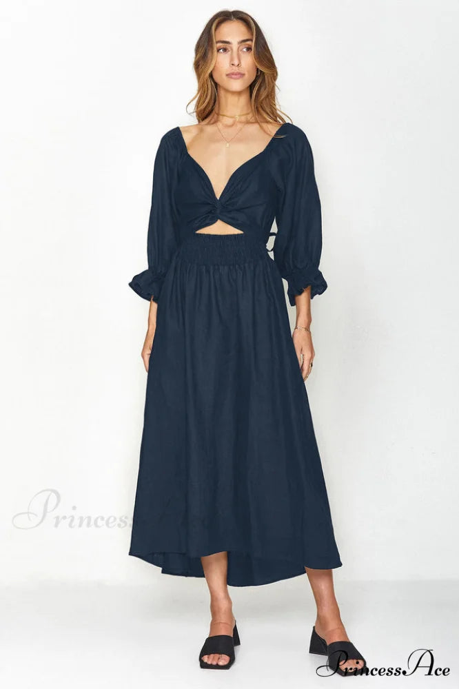 Call It Love Charming Two Way Dress S / Navy