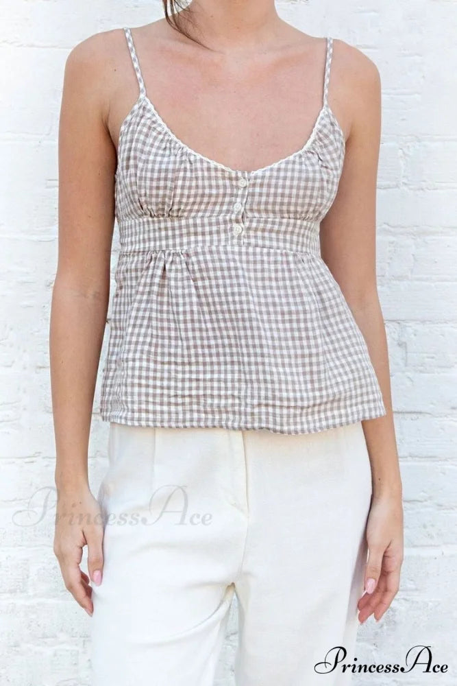 Cami Elegant Buttoned Top