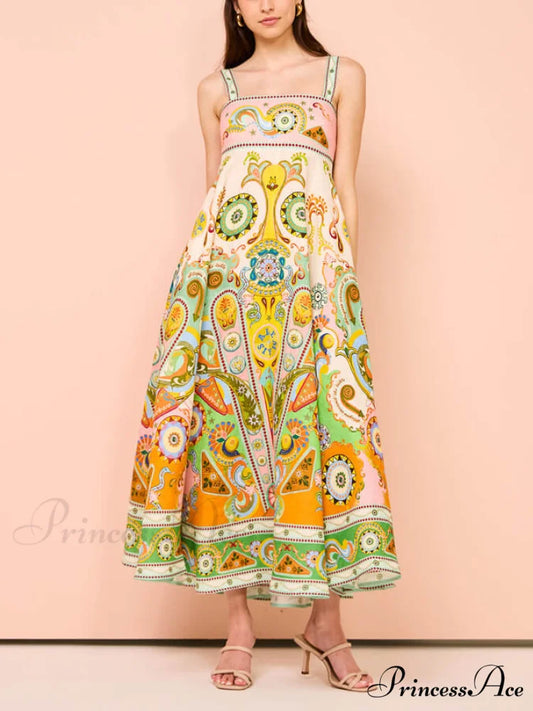 Camisole Unique Holiday Charming Print Madi Dress