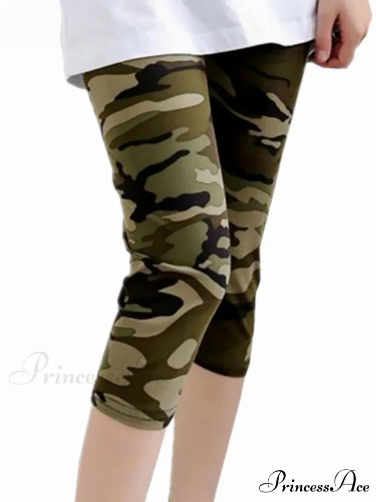 Camouflage Leggings Fitness Capris Pants