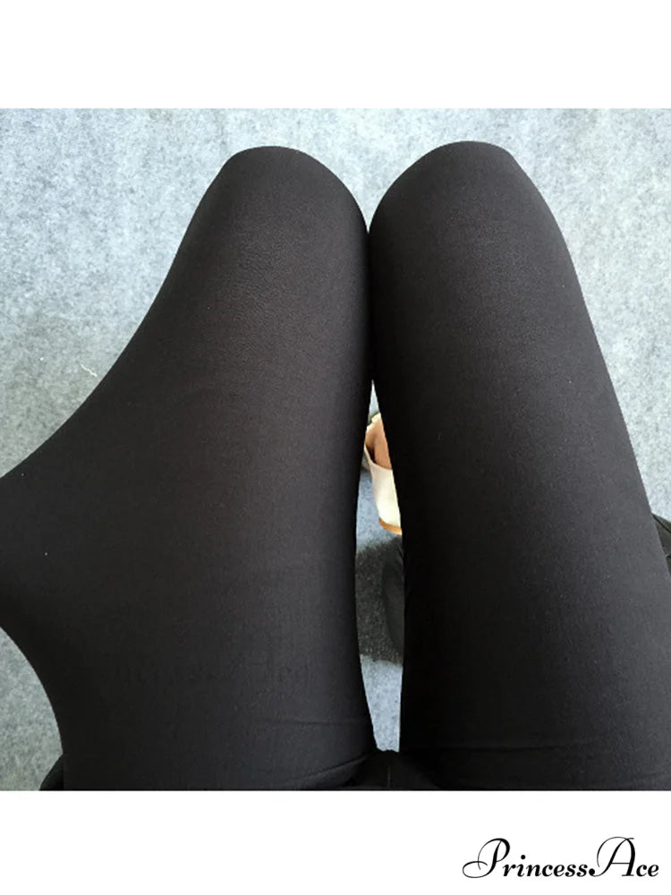 Camouflage Leggings Fitness Capris Pants Pure Black / S