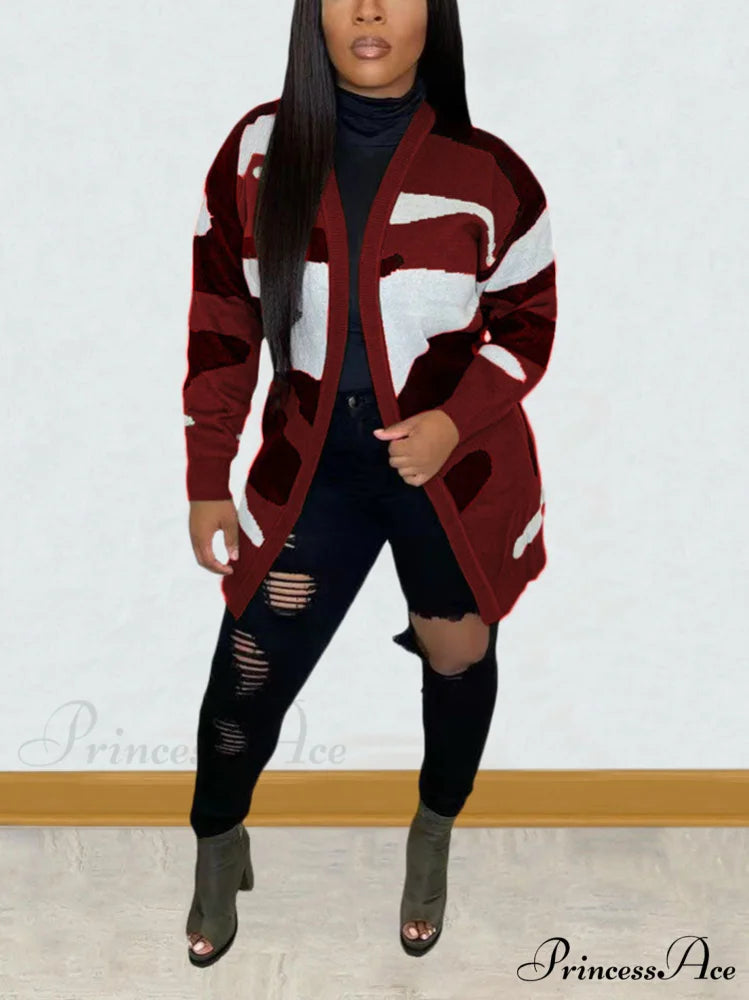 Camouflage Print Graceful Seamless Active Pants