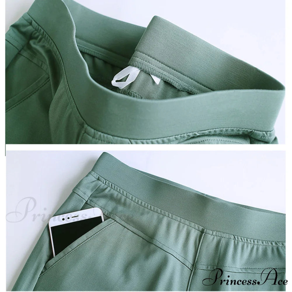 Candy Color Stretch Pencil Capris Pants