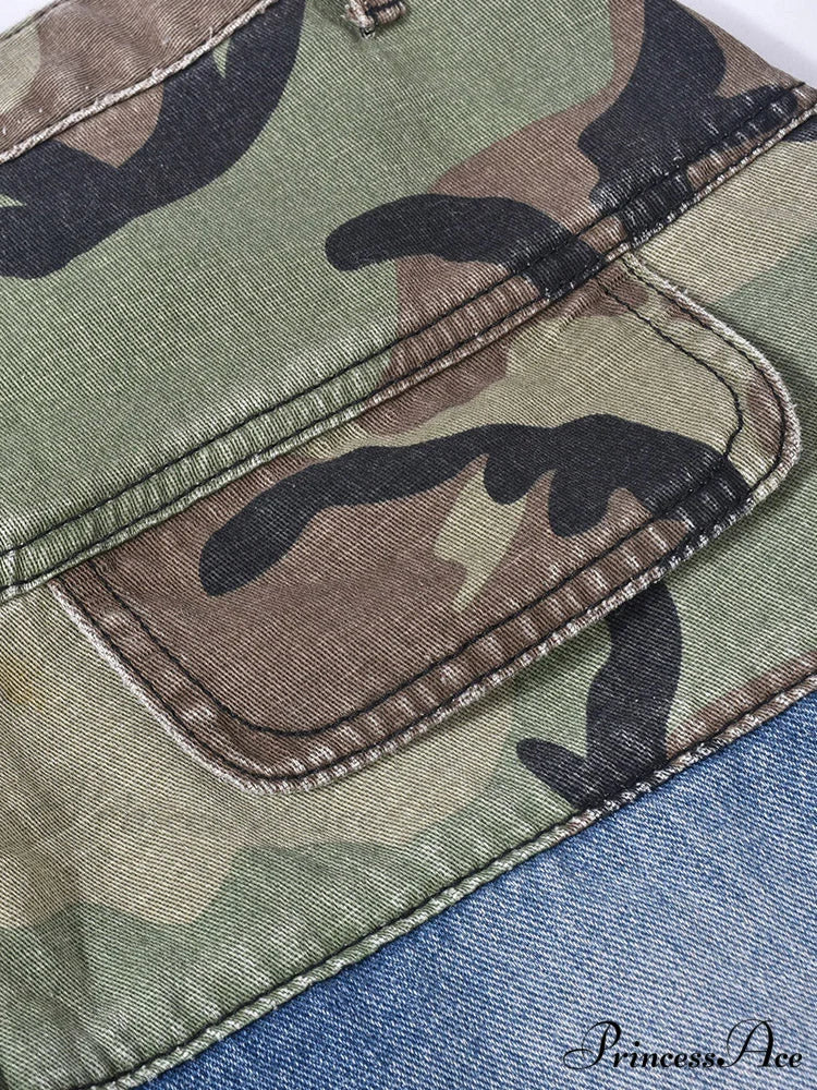 Cap Sleeve Seamed Detail Contrast Classic Trim Ribbed Crop Top - Blue