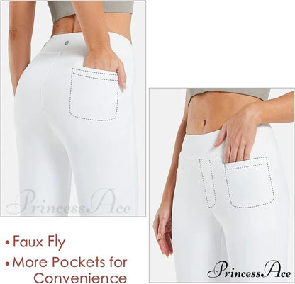 Capri Pants for Women Casual Pull On Yoga Dress Capris