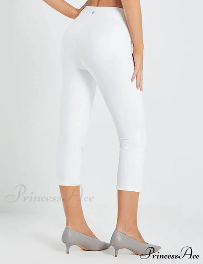 Capri Pants for Women Casual Pull On Yoga Dress Capris
