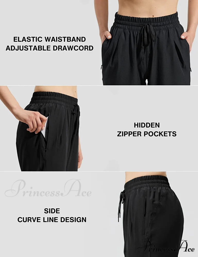 Capri Pants Wide Leg Lightweight Quick Dry Comfy Lounge Sweatpants