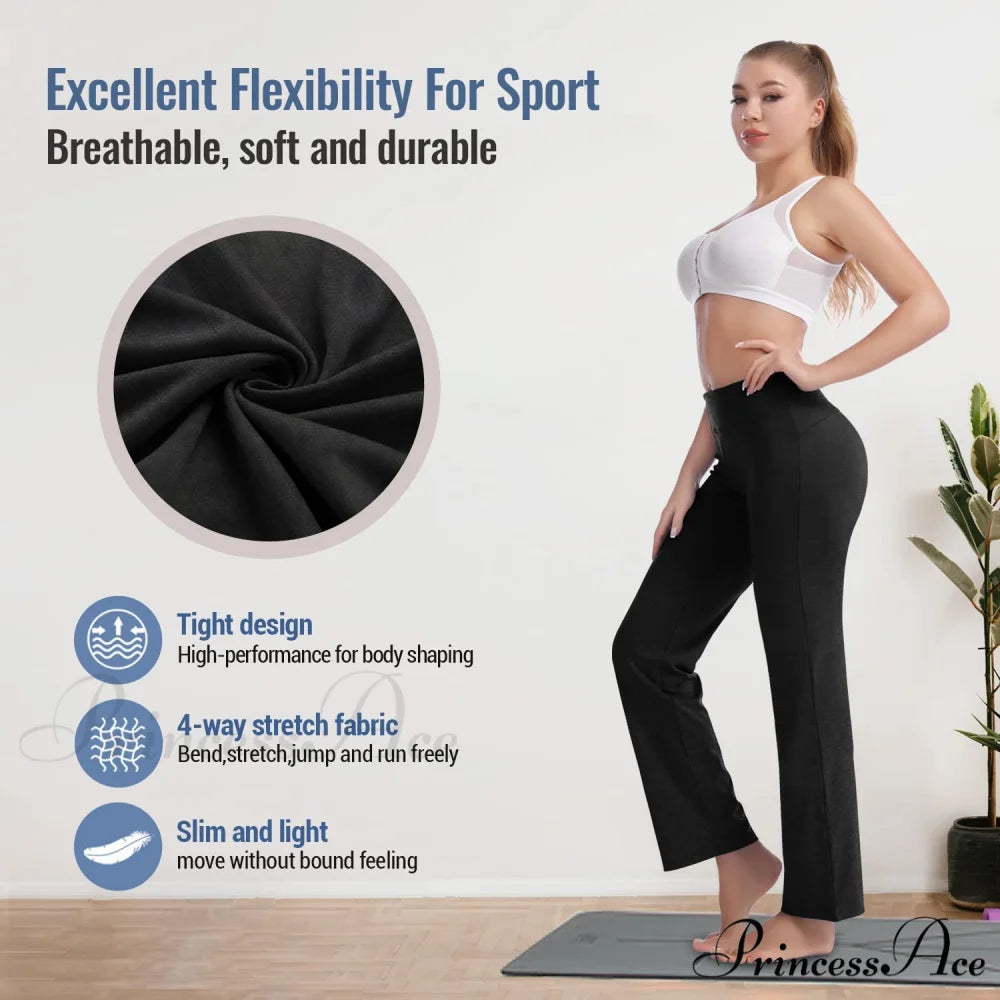 Capri Petite Regular Tall Length Women’s Straight Leg Yoga Pants