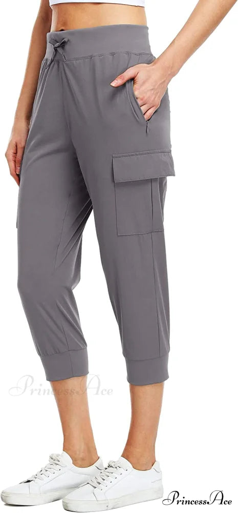 Cargo Hiking Capris Quick Dry Lightweight Outdoor Pants
