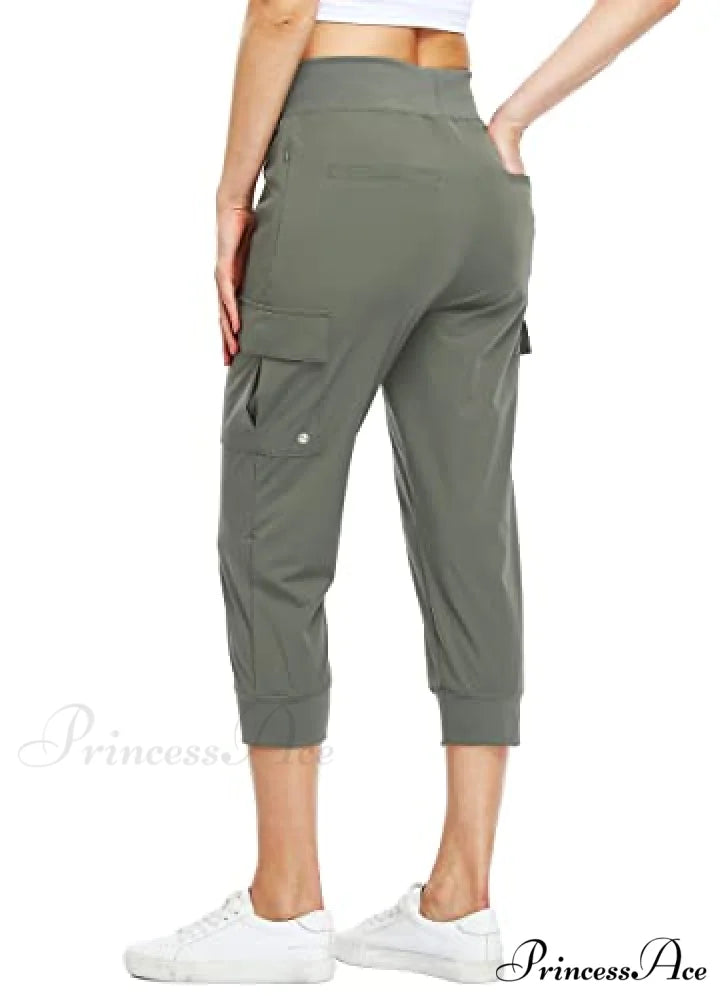 Cargo Hiking Capris Quick Dry Lightweight Outdoor Pants