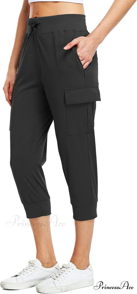 Cargo Hiking Capris Quick Dry Lightweight Outdoor Pants