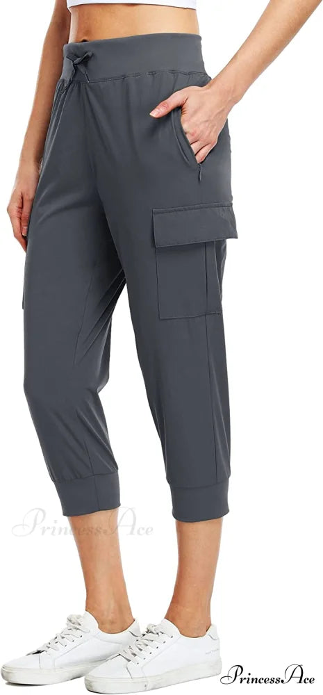 Cargo Hiking Capris Quick Dry Lightweight Outdoor Pants