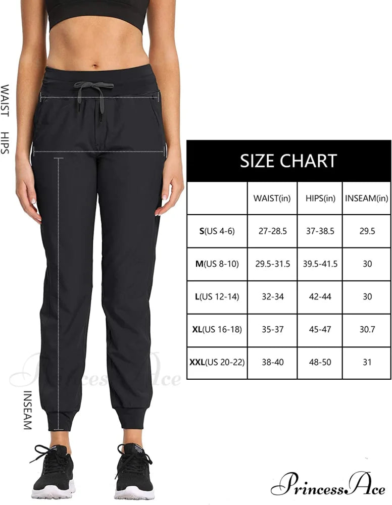 Cargo Hiking Pants Lightweight Joggers Quick Dry Capris