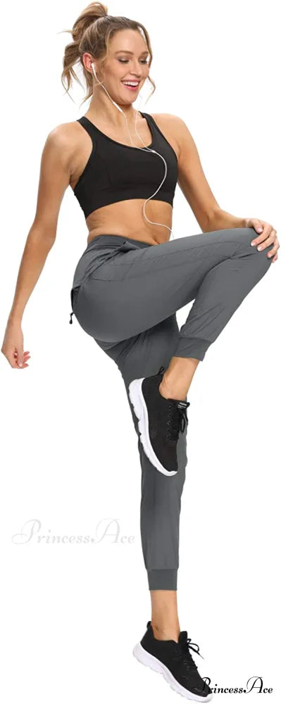 Cargo Hiking Pants Lightweight Joggers Quick Dry Capris