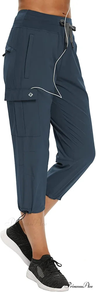 Cargo Hiking Pants Lightweight Joggers Quick Dry Capris