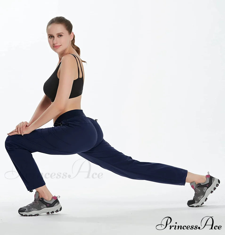 Cargo Hiking Pants Lightweight Joggers Quick Dry Capris