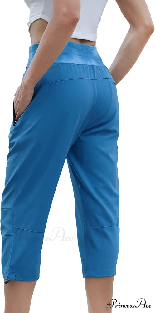 Cargo Hiking Pants Lightweight Joggers Quick Dry Capris