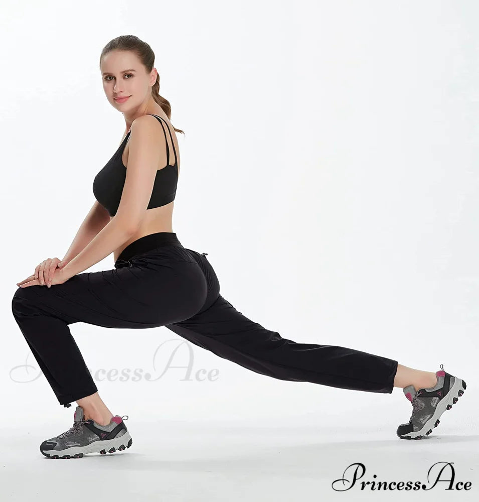 Cargo Hiking Pants Lightweight Joggers Quick Dry Capris