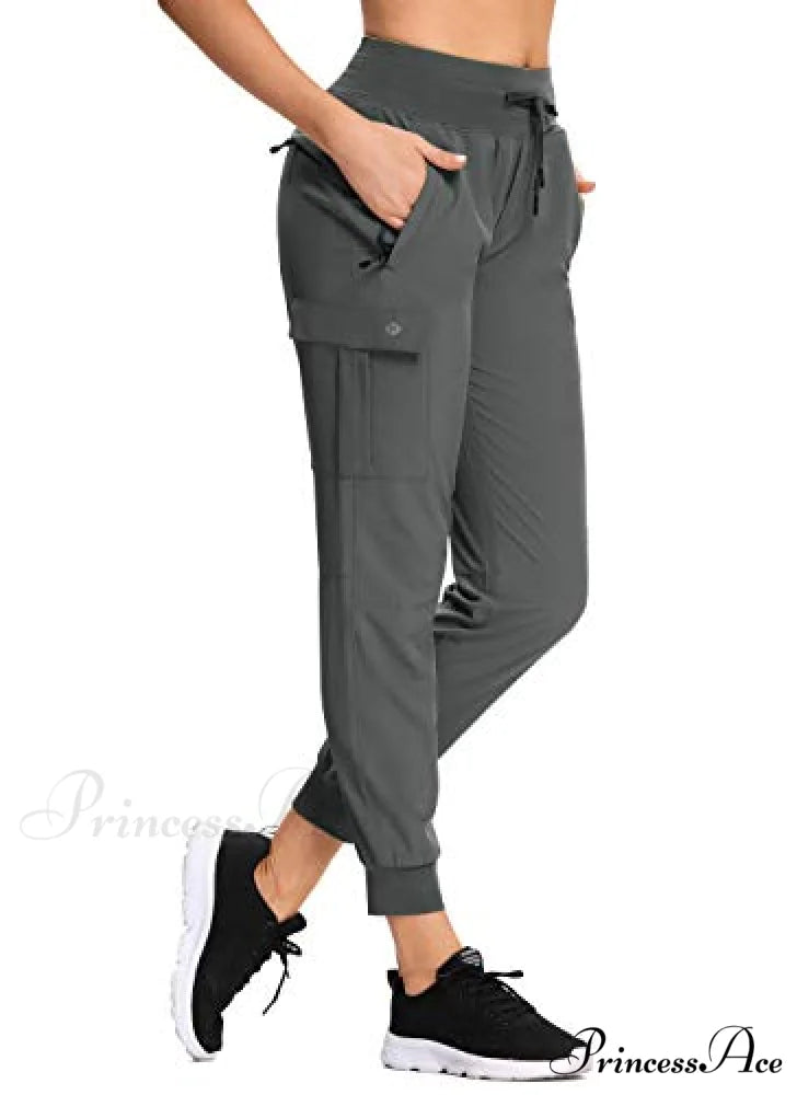 Cargo Hiking Pants Lightweight Joggers Quick Dry Capris