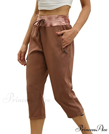Cargo Hiking Pants Lightweight Joggers Quick Dry Capris