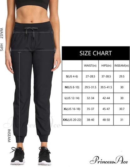 Cargo Hiking Pants Lightweight Joggers Quick Dry Capris
