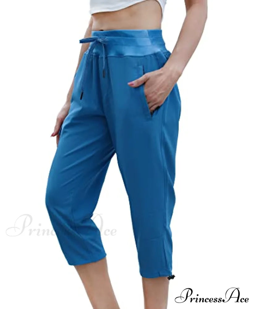 Cargo Hiking Pants Lightweight Joggers Quick Dry Capris