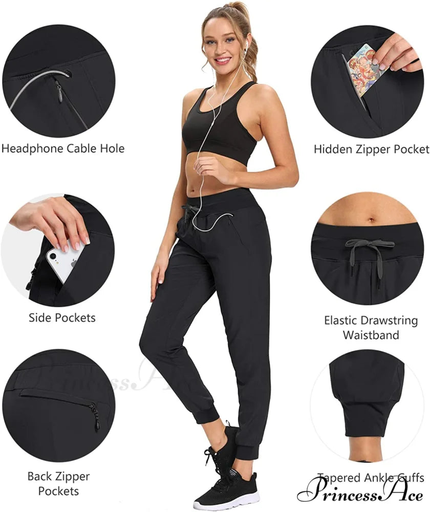 Cargo Hiking Pants Lightweight Joggers Quick Dry Capris