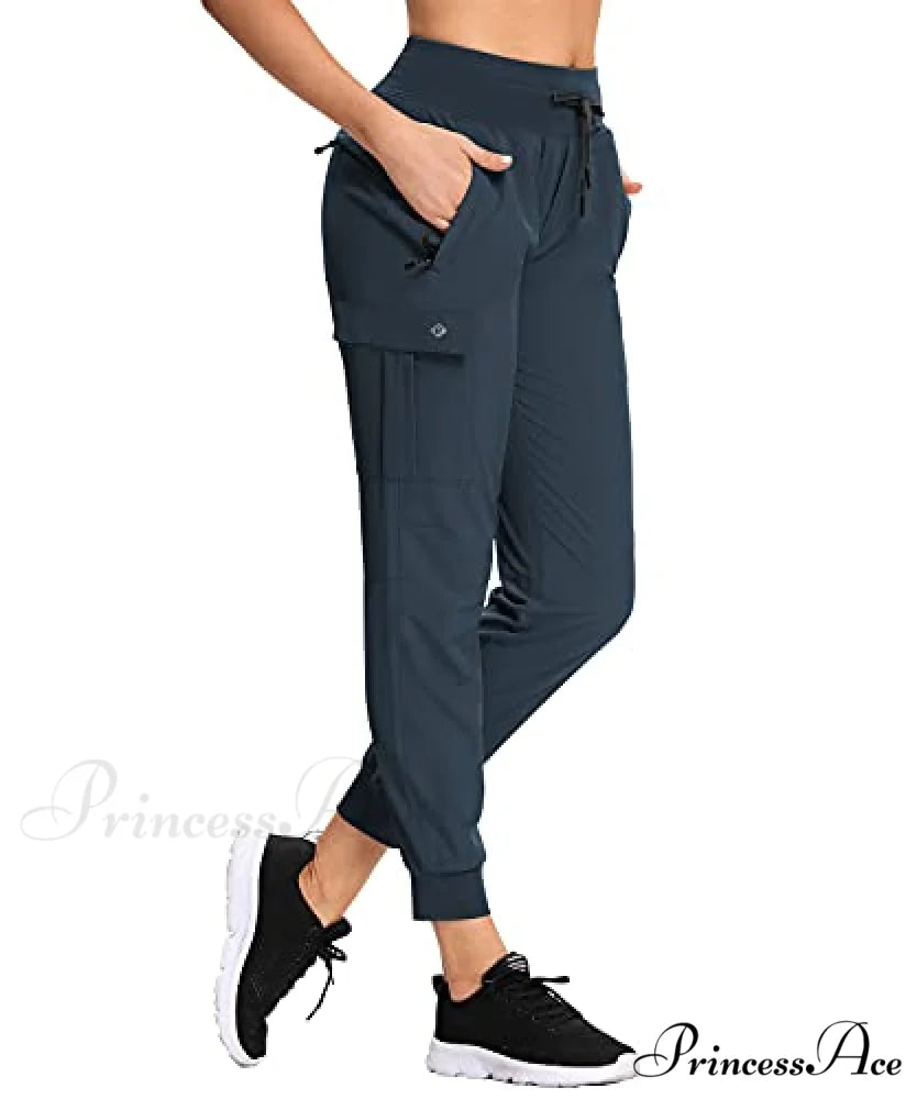 Cargo Hiking Pants Lightweight Joggers Quick Dry Capris