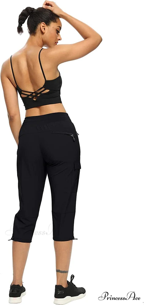 Cargo Hiking Pants Lightweight Joggers Quick Dry Capris