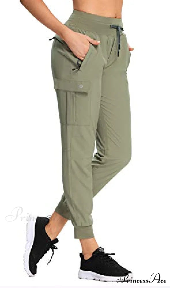 Cargo Hiking Pants Lightweight Joggers Quick Dry Capris