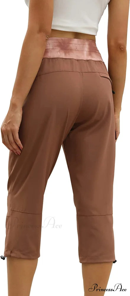 Cargo Hiking Pants Lightweight Joggers Quick Dry Capris