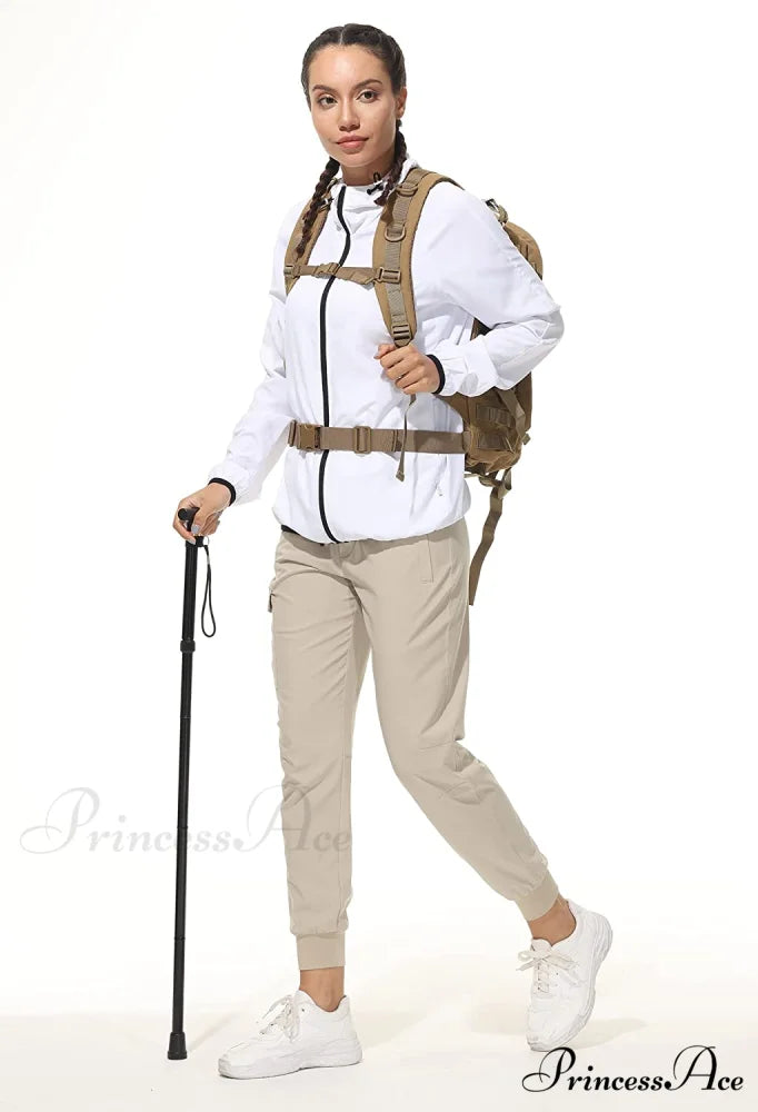 Cargo Hiking Pants Lightweight Joggers Quick Dry Capris