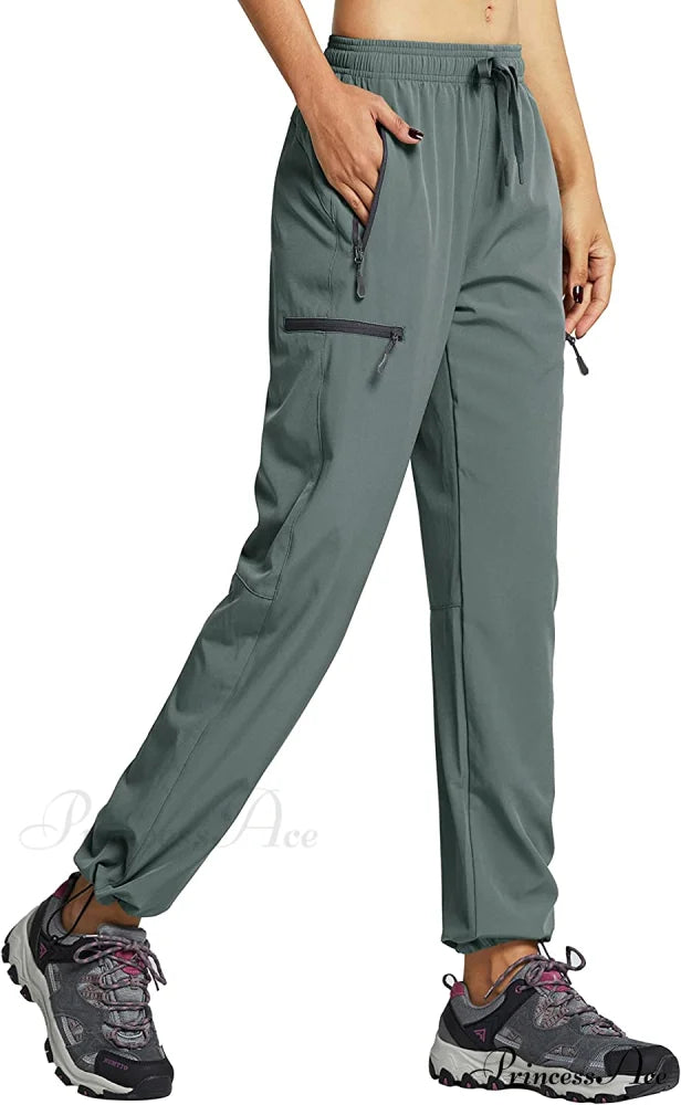 Cargo Hiking Pants Lightweight Quick Dry Capri Pants 01-pants-metropolis Gray / Small