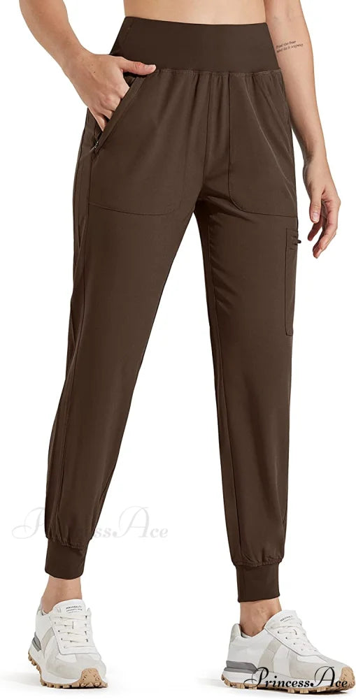 Cargo Hiking Pants Lightweight Quick Dry Capri Pants 03-pants-brown / Small